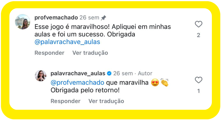 kit palavra chave aulas